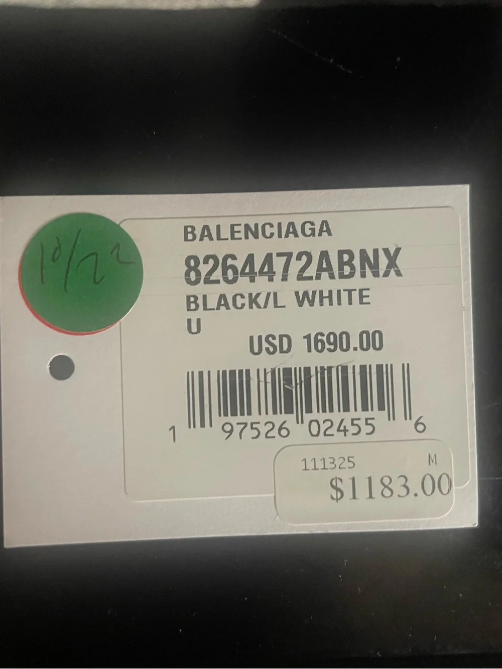 Balenciaga East West Large Canvas Tote